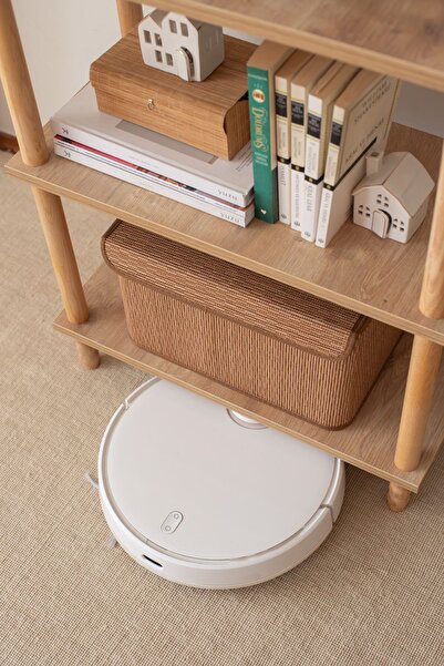 HAMUR Concept 2 Raflı Mutfak Dolabı Kitaplık Banyo Balkon Organizer Ofis Düzenleyici Ahşap Nature