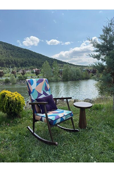 Asedia Trend Ceviz Mistik Sallanan Sandalye Dinlenme Emzirme Baba Tv Okuma Ko...