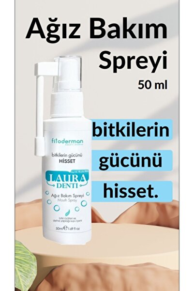 Fitoderman Lauradenti Diş Plak Önleyici,kötü Koku Engelleyici, Nefes Tazeleyici Sprey 50 ml