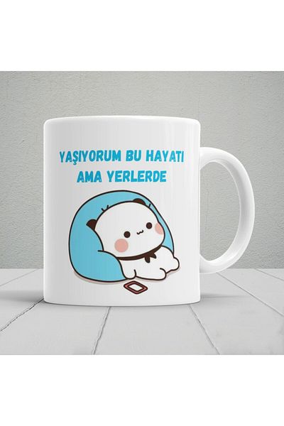 Sigma I'm Living This Life But Printed Mug on the Floor