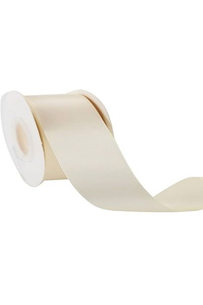 serap çiçekçilik 4 CM 20 ΜΕΤΡΑ ΚΡΕΜΑ ΧΡΩΜΑ ΣΑΤΕΝ ΚΟΡΔΕΛΑ