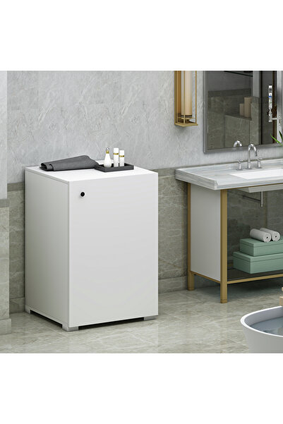 Ninnimo Sln Mdf Kurutma Makinesi Çamaşır Makinesi Dolabı Beyaz