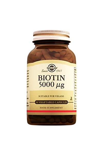 Solgar Biotin 5000 Mcg 50 Capsules