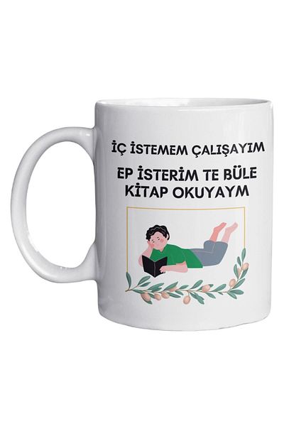 Noname Trakya Fun Written Special Design Printed Mug 003