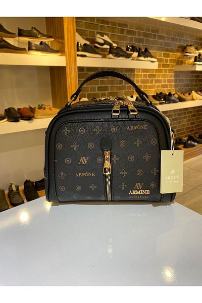 Armine ARMINE Women's - Stylish Black Printed Quality Hand and Shoulder Bag