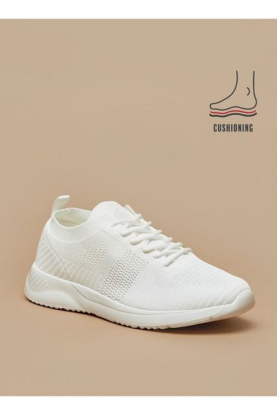 Oaklan by Shoexpress Men's Textured Lace-Up Sports Shoes with Cushioning