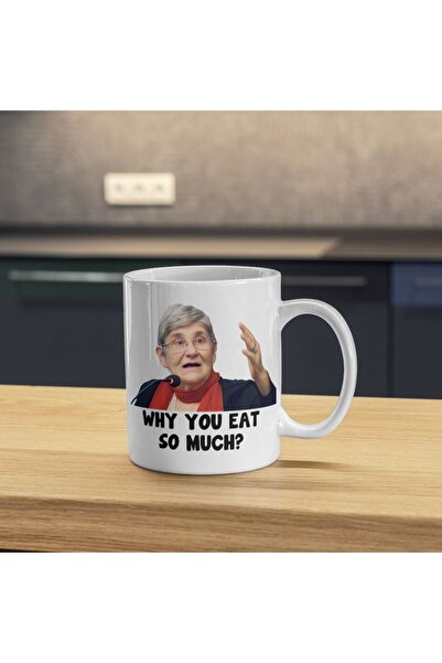 Wicopy İngilizce Canan Karatay Komik Baskılı Kupa Bardak Diyet Kilo Verme Mot...