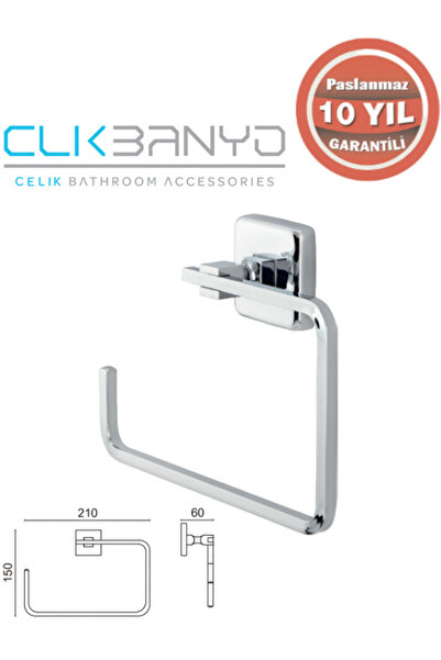 ÇELİK BANYO KU10-008 KUMRU KARE HAVLULUK