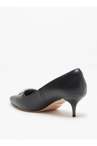Celeste Women's Embellished Slip-On Pumps with Kitten Heels