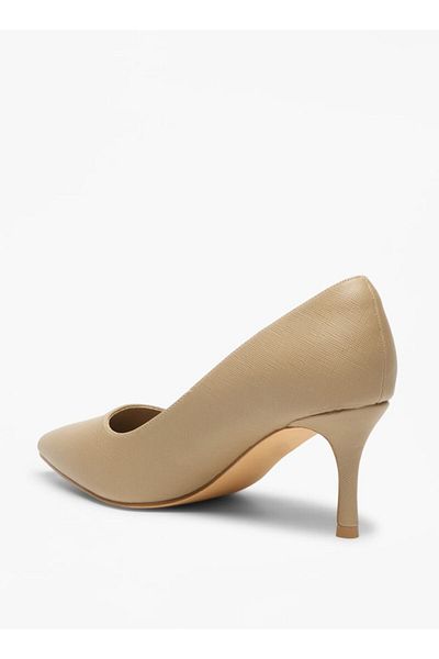 Flora Bella by Shoexpress Solid Slip-On Pumps with Stiletto Heels