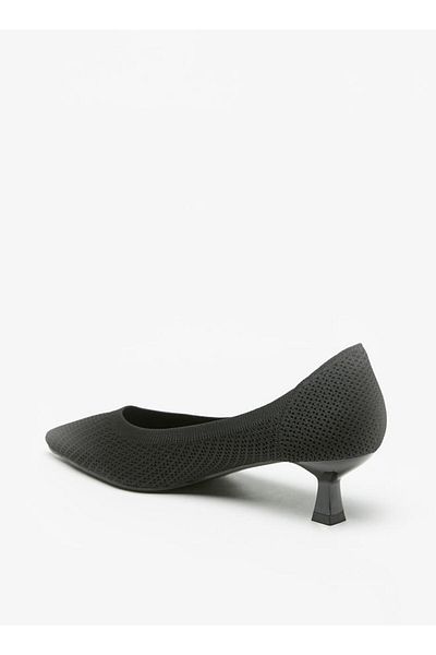 Flora Bella by Shoexpress Textured Pointed Toe Pumps with Stiletto Heels