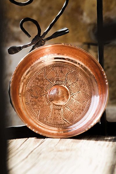 ANTEPSEPETİ Red Copper Bath Bowl