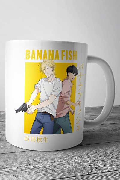 karikatürstore Banana Fish Ash Lynx Eiji Okumura Card Anime Pullover Printed Mug Cup