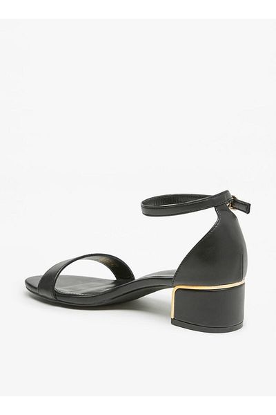 Flora Bella by Shoexpress Block Heel Sandals with Ankle Strap