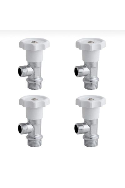 Vatan 4-Piece White Clover Sand Filtered Intermediate Faucet Bite Tap