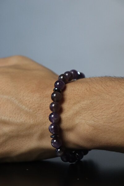 inpool Original A Quality, 8 mm, natural stone, AMETHYST, bracelet