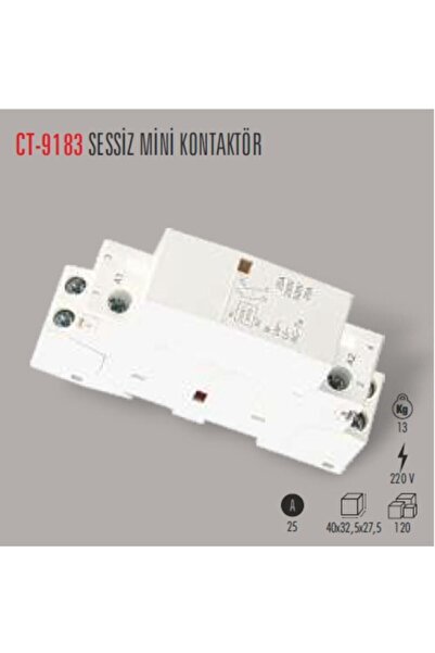 Cata Ct-9183 25a Modüler Aydınlatma Kontaktörü