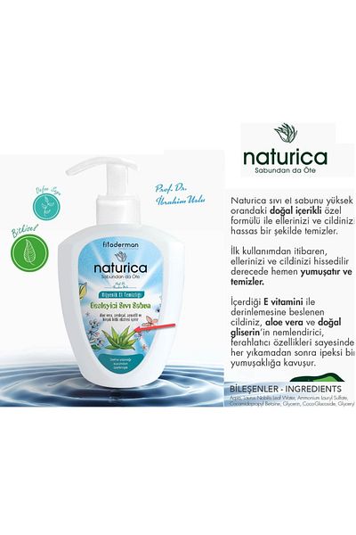 Fitoderman Naturica Nourishing Liquid Soap with Natural Aloe Vera Extract 400 ml