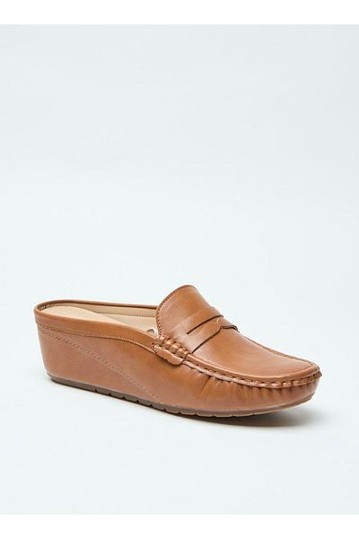 Flora Bella by Shoexpress Slip-On Loafers with Wedge Heels