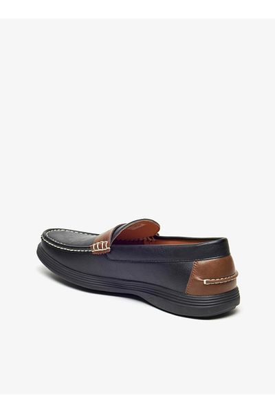 LBL by Shoexpress Men's Textured Slip-On Moccasins