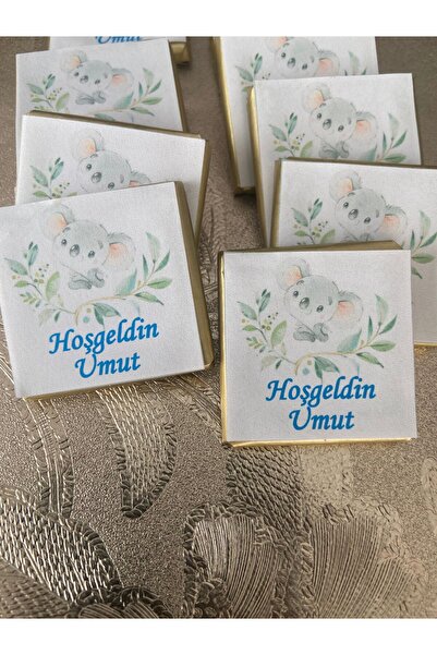 İdalin Concept Yenidoğan Doğum Mevlid Çikolatası 25 adet Hediyelik Çikolata
