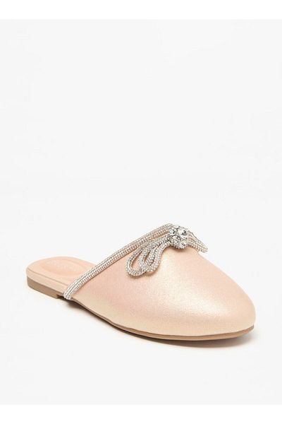 Celeste Girls' Embellished Slip-On Ballerina Shoes