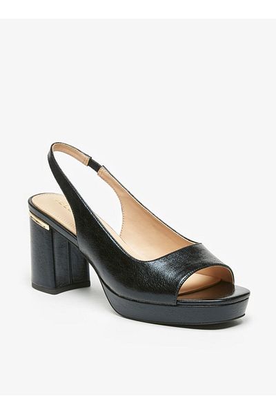 Celeste Women's Slip-On Peep Toe Sandals with Block Heels