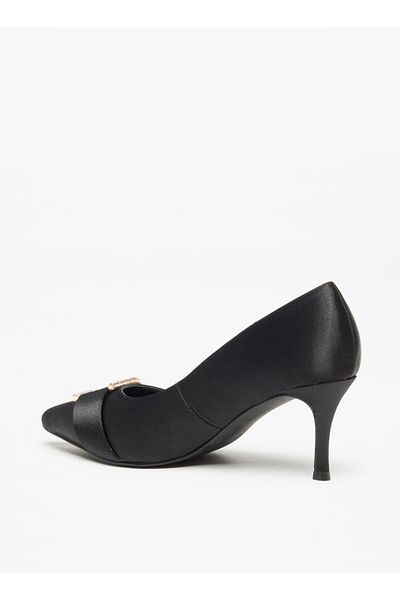 Flora Bella by Shoexpress Embellished Slip-On Pumps with Stiletto Heels