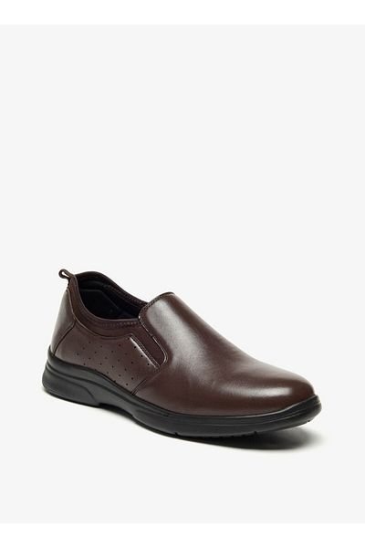 LBL by Shoexpress Panelled Slip-On Loafers