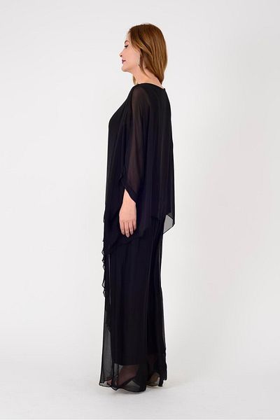 Park Moda 5687 Bluză din mătase cu mânecă liliac