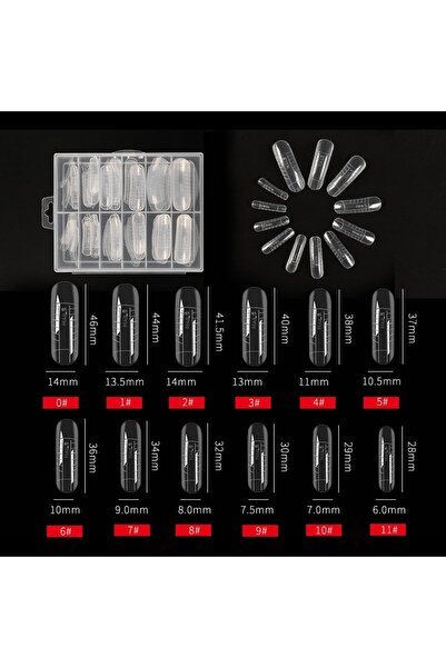 Beauty Box Poly Jel Tırnak Jel Tips Kalıp Form Kolay Protez Tırnak Uzatma Hız...