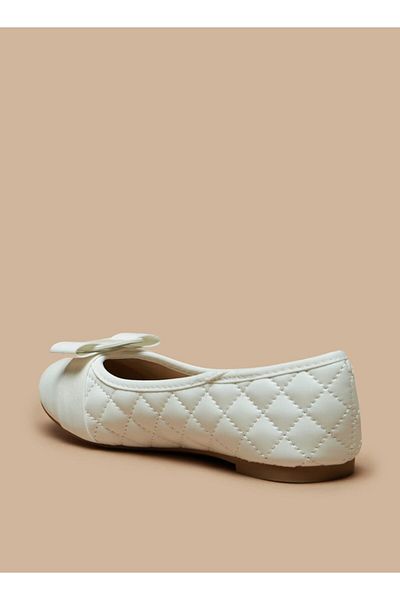 Flora Bella by Shoexpress Bow Accent Slip-On Round Toe Ballerina Shoes