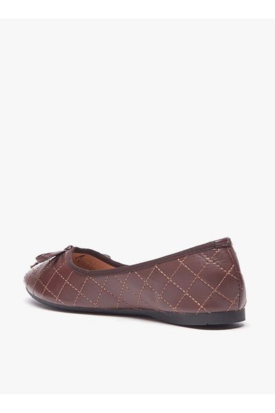 Flora Bella by Shoexpress Bow Accent Slip-On Pointed Toe Ballerina Shoes