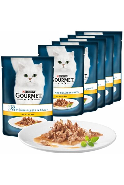 Gourmet Izgara Tavuklu Yaş Mama 85 gr x12 Adet
