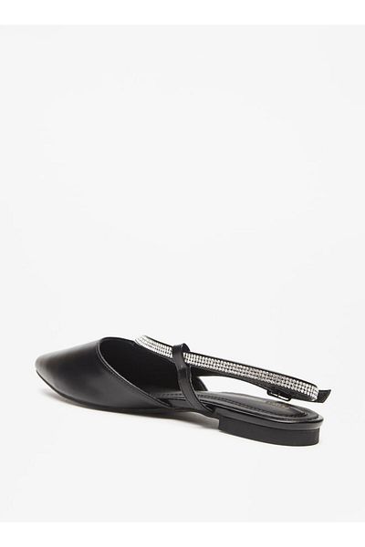 Flora Bella by Shoexpress Embellished Flat Ballerinas with Buckle Closure