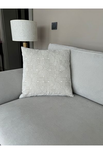 Karma Home Κάλυμμα μαξιλαριού ριχτάρι σειράς ADA από υφαντό ύφασμα διπλής όψης Premium ποιότητας