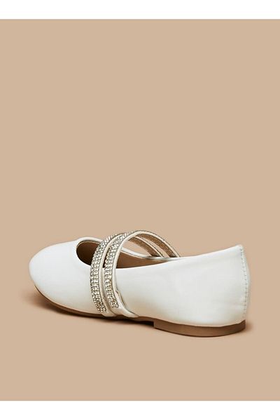 Flora Bella by Shoexpress Solid Ballerina Shoes with Embellished Strap