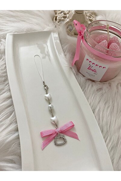 bohemian takı tasarim Hello Kitty Coquette Telefon Charmı Telefon İpi