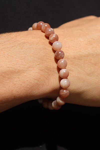 inpool سوار من حجر الشمس الطبيعي عالي الجودة مقاس 8 مم