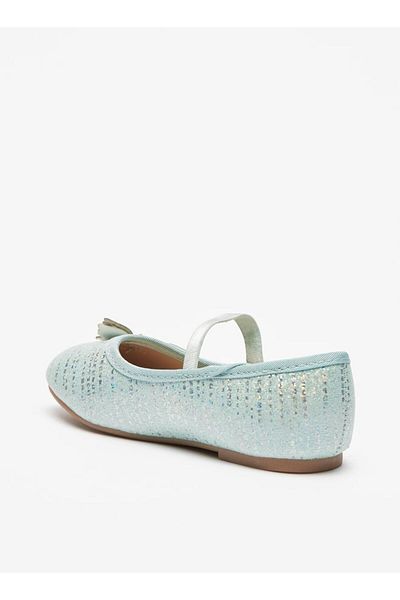 Flora Bella by Shoexpress Embellished Butterfly Ballerina Shoes with Elasticated Strap