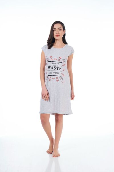 mikam Quality Fabric Casual Comfortable Paj Combed Dress