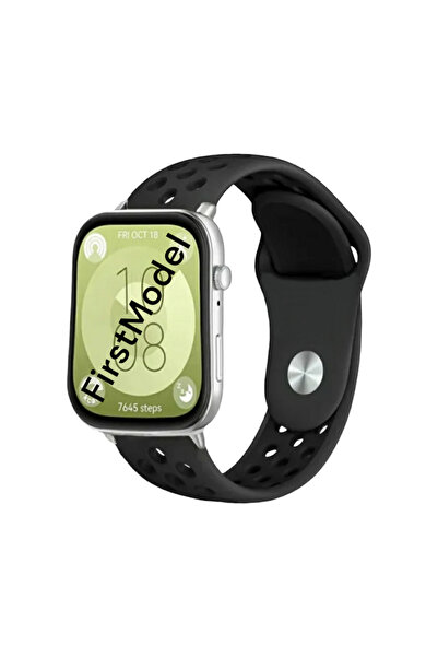 FirstModel Huawei Watch Fit 3,4,5 Pro Uyumlu Delikli Silikon Kordon Pim Apara...