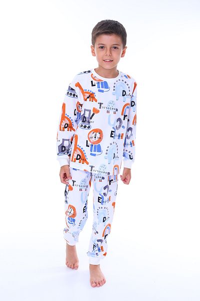 ZUZUNGA Set de pijamale Dino Lion Digger cu model pentru băieți