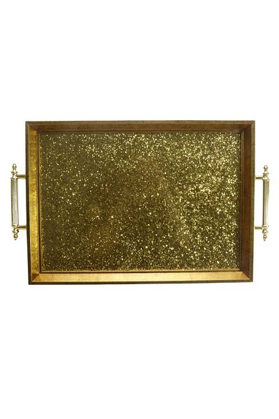 T.Concept Series Rectangular Glass Surface Engagement Presentation Tea Tray - Dmt213