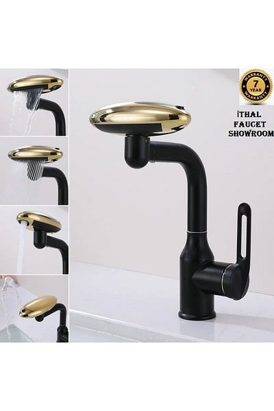 OEM Black/Gold 4 Function Bathroom Sink Kitchen Sink