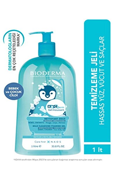 Bioderma Abc Derm Foaming Cleanser Temizleme Jeli 1000ml