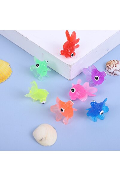 Bluoksweet 5 adet Banyo yumuşak gold fish balık oyun çocuk kız erkek hediye y...