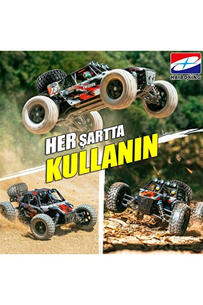 HAIBOXING RC 1/12 905 Twister 50+ KM/H Sürat 4X4 Uzaktan Kumandalı RC Model Araba RTR Elektrikli 4WD