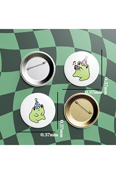 Nurmurs kurbağa ve ördek rozet seti 2'li