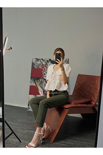 Gallogi Double Kumaş Premium Bağcıklı Pantolon